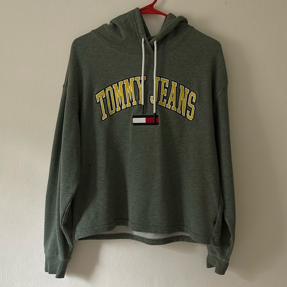 Tommy Hilfiger Jeans Green Logo Hoodie